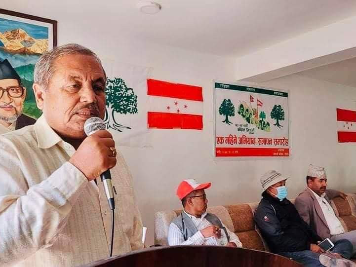 तुलसीपुर उपमहानगरमा गिरीलाई समर्थन गर्दै स्वतन्त्र उम्मेदवार पाण्डेको उम्मेदवारी फिर्ता